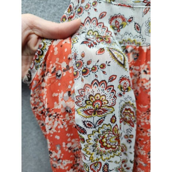 Torrid Womens Floral Print Sleeveless Camisole Top Size 0 100% Polyester Multico - Picture 6 of 7